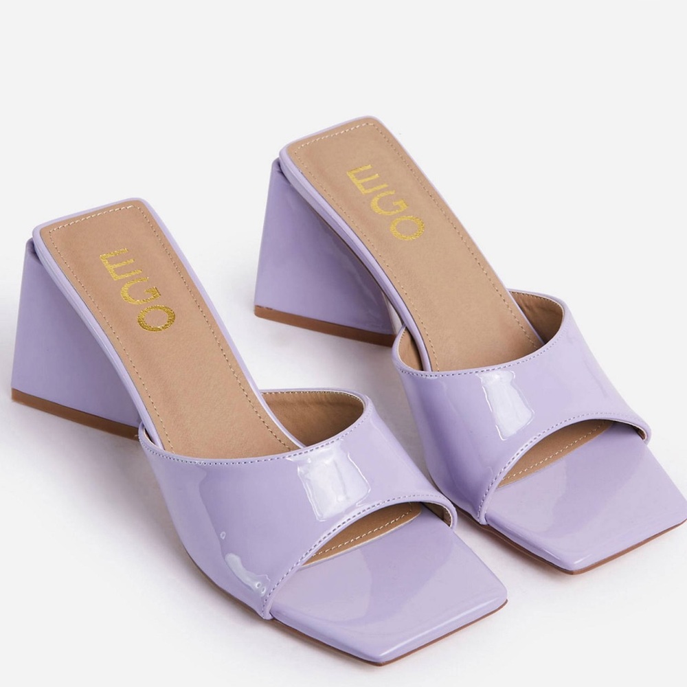 EGO lavender block heels